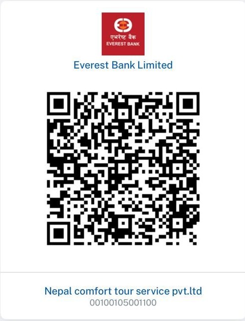Everest Bank Limited payment QR code for account 00100105001100